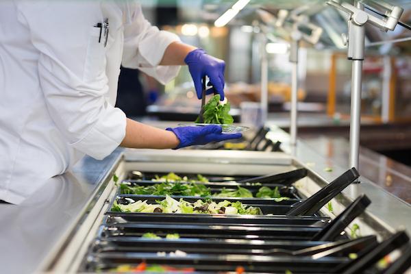 Salad Bar in Holmes Dining Hall